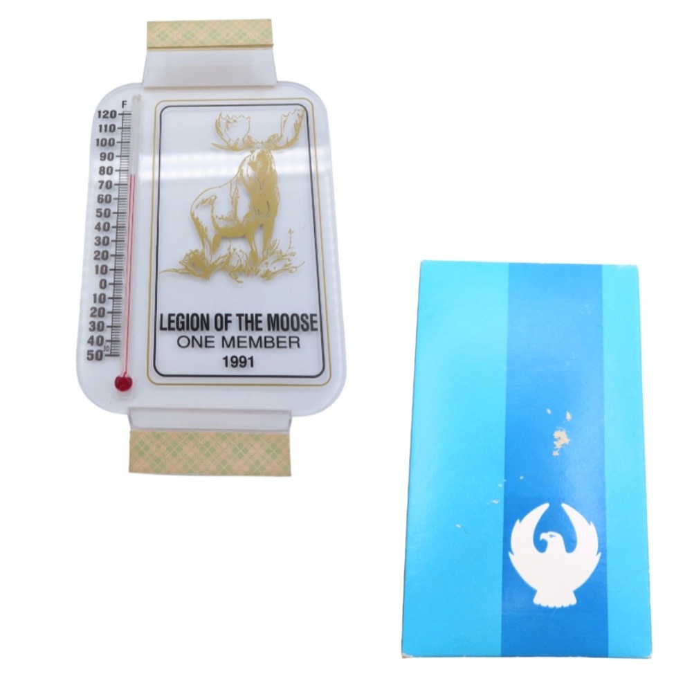 Vintage 1991 Legion‎ of the Moose One Member Thermometer Fraternal Collectible